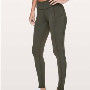 Lululemon Speed Up Tight Leggings Dark Olive Green 4